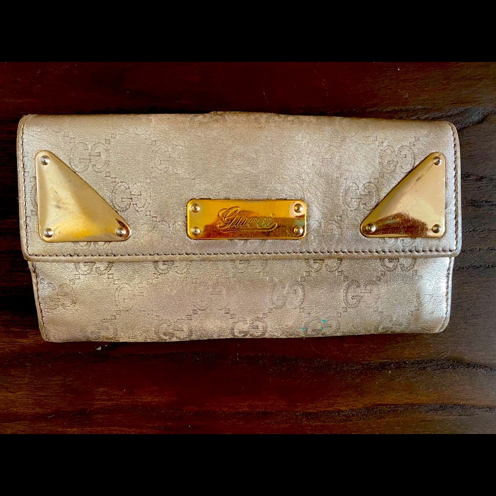 Gucci Gold Wallet